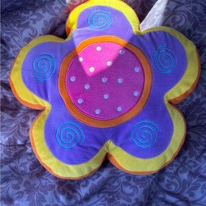 Y2K Colorful Flower-Shaped Pillow